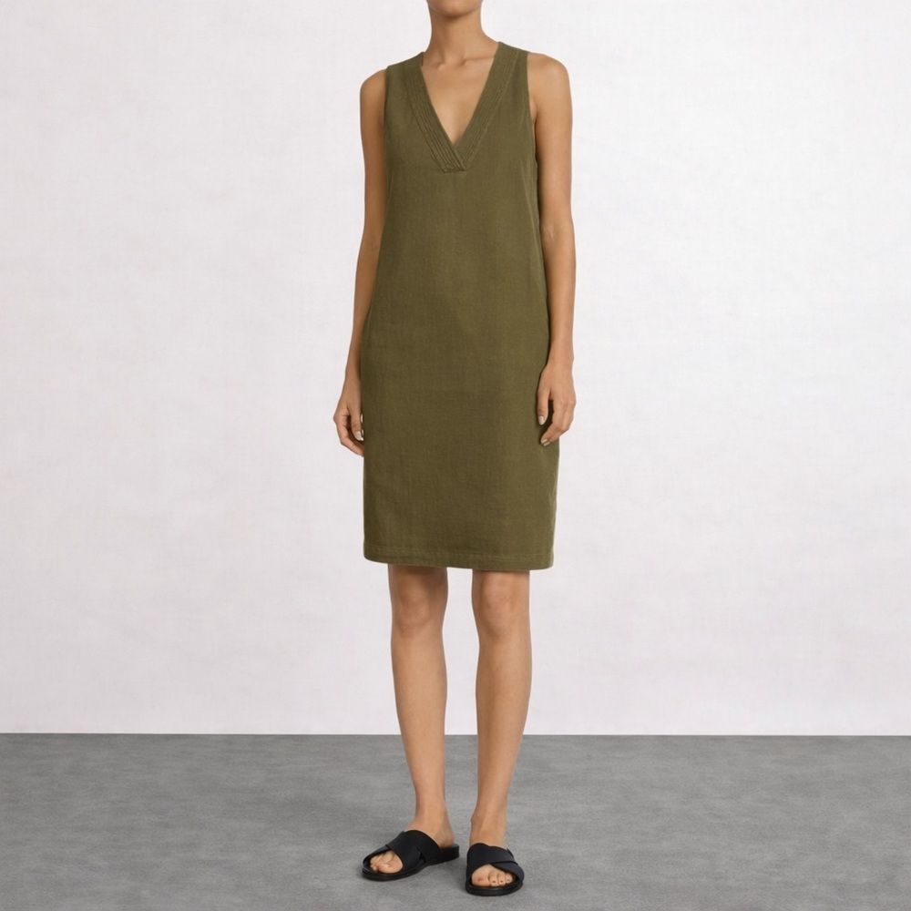 AG Melissa Dress Olive Grove Small